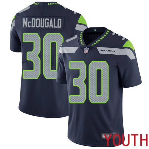 Seattle Seahawks Limited Navy Blue Youth Bradley McDougald Home Jersey NFL Football #30 Vapor Untouchable->women nfl jersey->Women Jersey